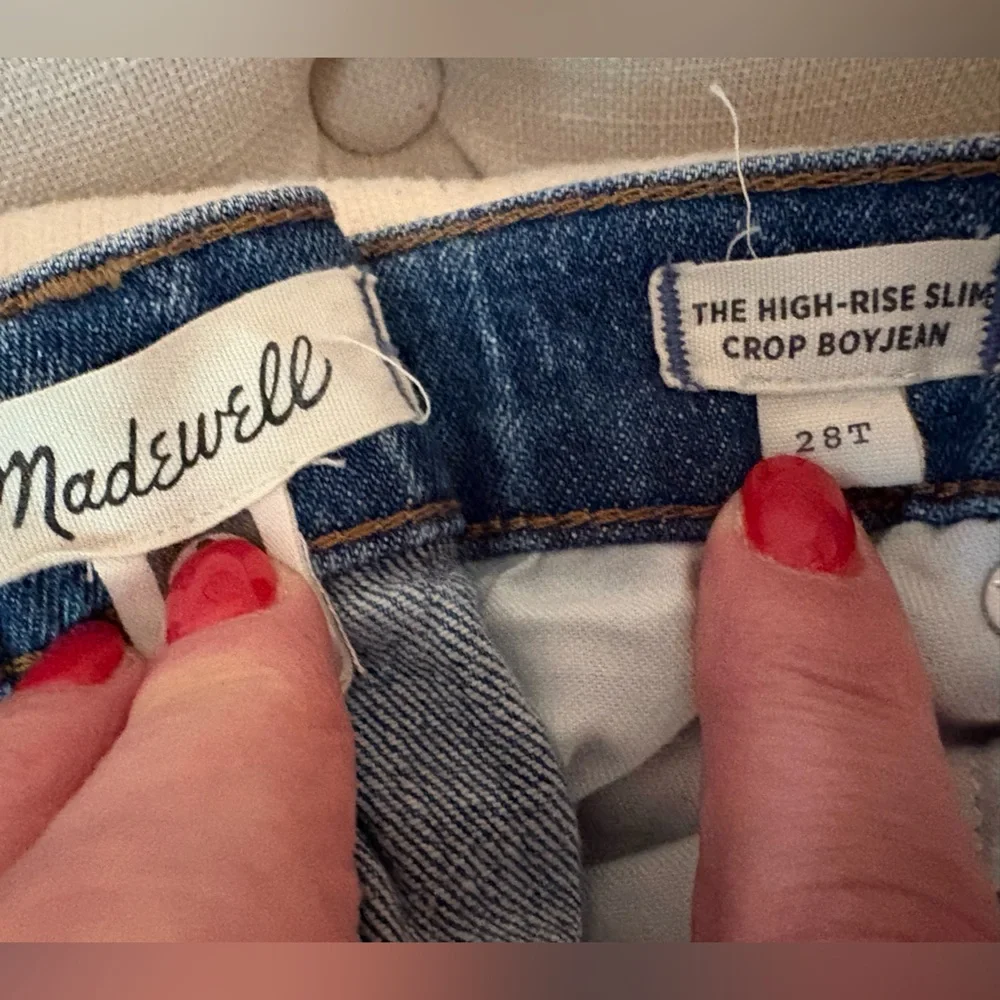 Madewell Blue High-Rise Denim